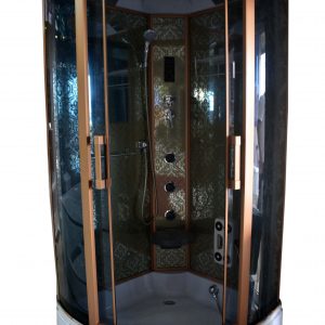 Gold & Black Shower Room