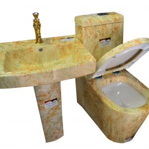 Designed Toilet Set [WC & Wash-basin]