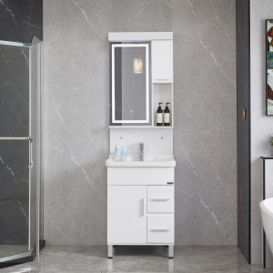 Bathroom Cabinet with LED Mirror