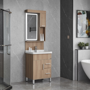 Bathroom Vanity Set [Basin, cabinet, LED Mirror]